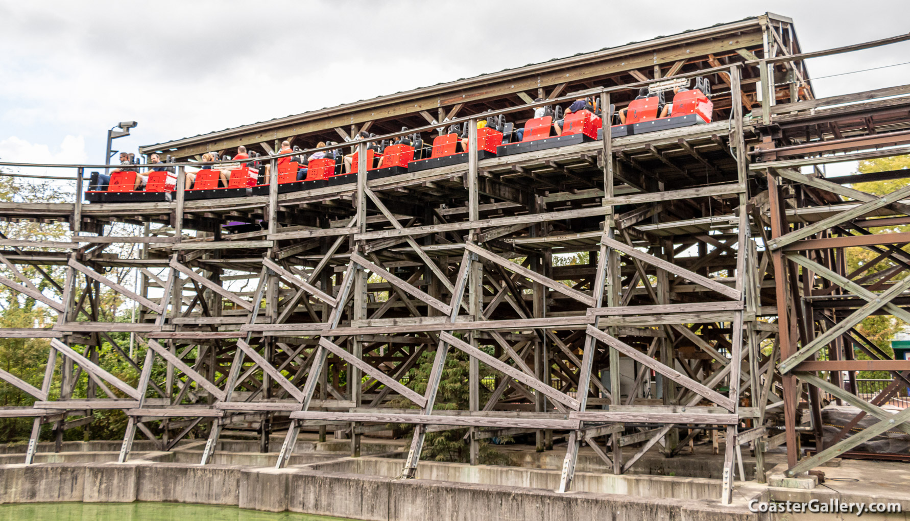 Regina roller coaster at the Tobu Zoo in Japan