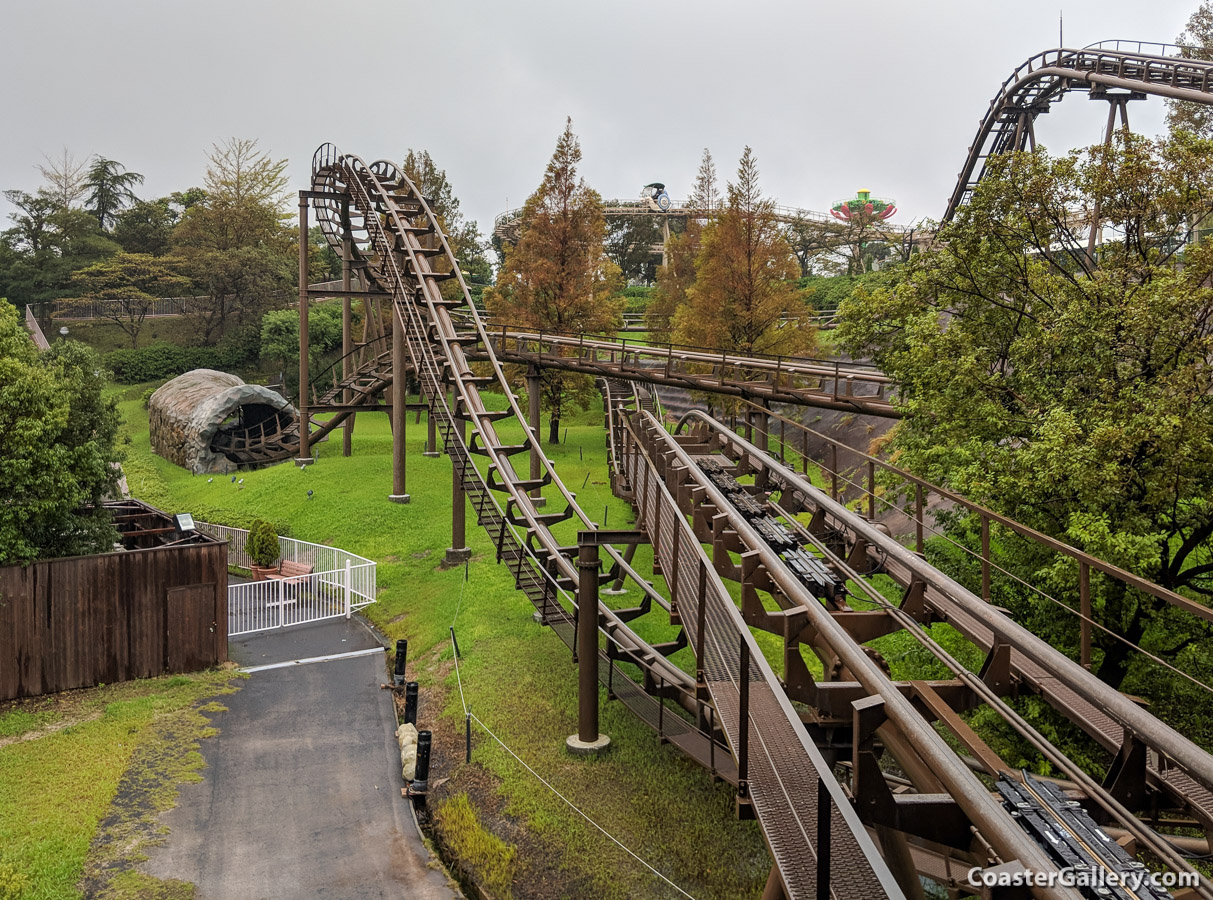 Den-Den-Mushi and Rocky Coaster at Suzuka Circuit