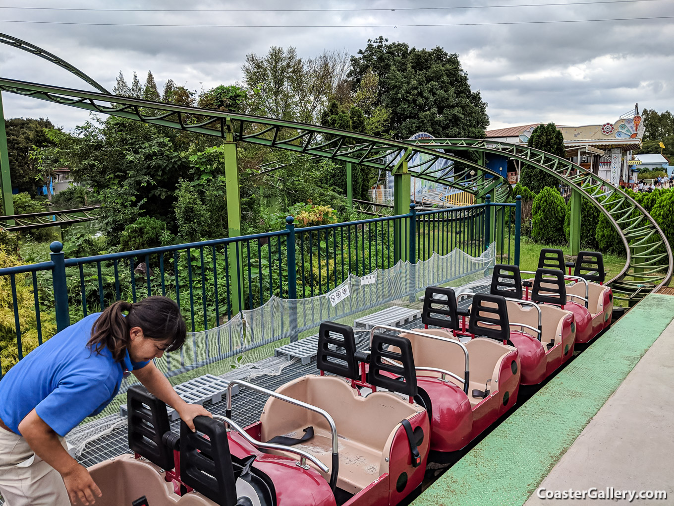 Tentomushi roller coaster at the Tobu Zoo in Japan