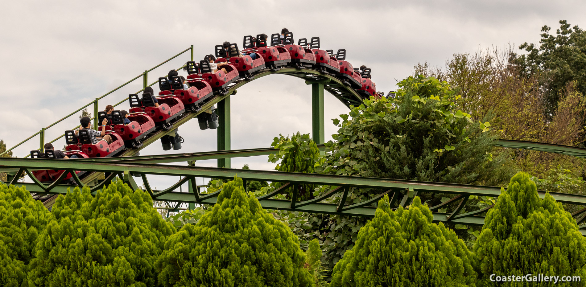 Tentomushi roller coaster at the Tobu Zoo in Japan