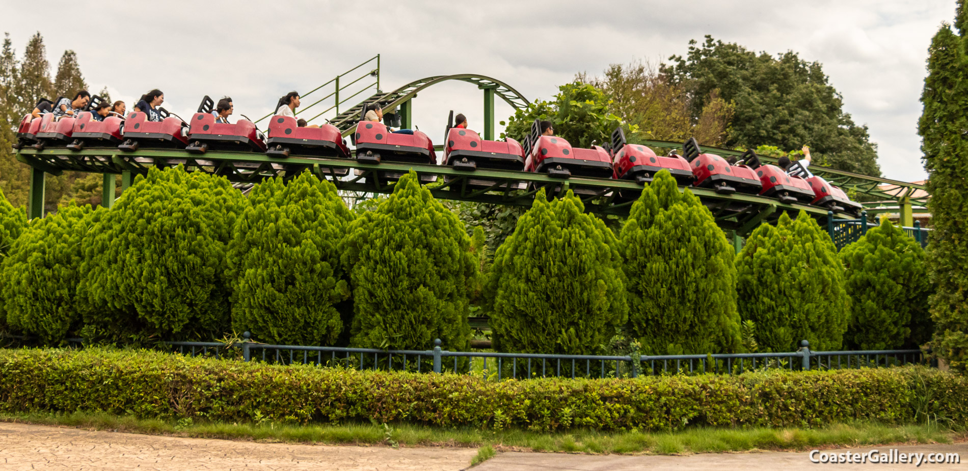 Tentomushi roller coaster at the Tobu Zoo in Japan